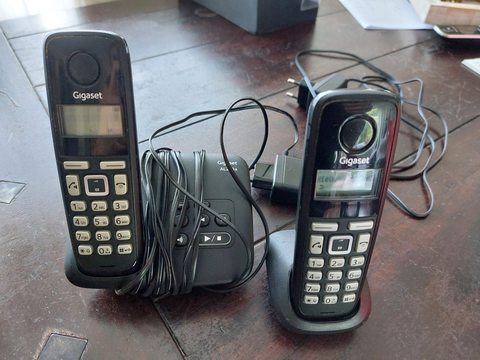 Duo dect telefoon, Ophalen of Verzenden, Gebruikt, 2 handsets