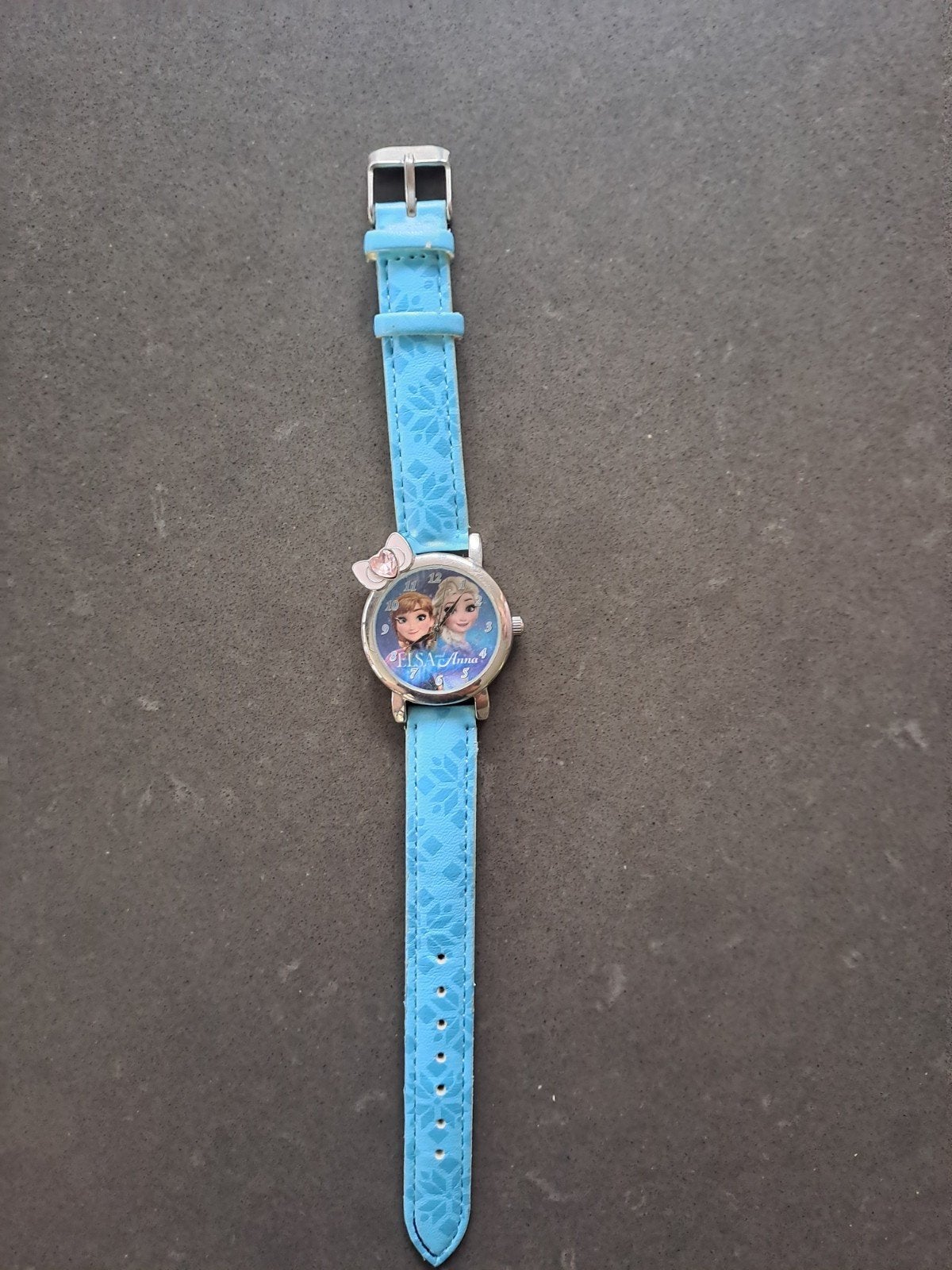 Frozen Elsa & Anna Horloge voor Meisjes - Blauw, Ophalen of Verzenden, Gebruikt, Blauw, Meisje