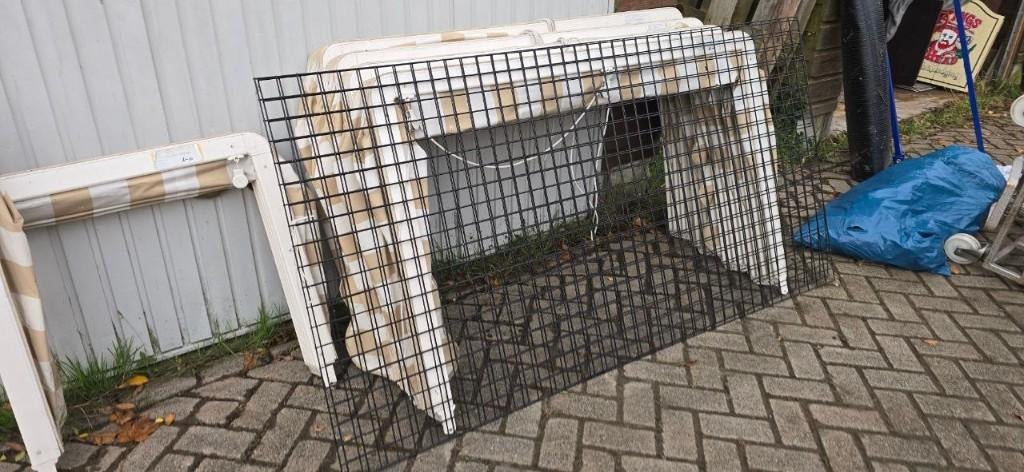 15 markiezen verschillende maten. Aluminium., Ophalen, Gebruikt, Minder dan 250 cm, Markies