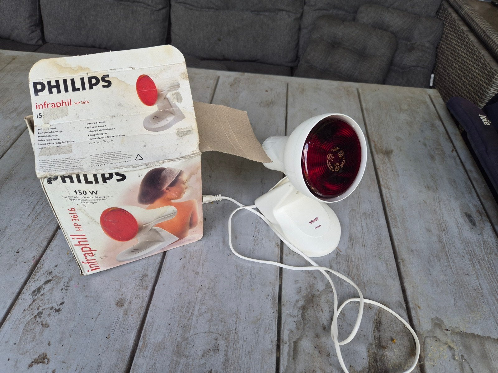 Philips infrarood lamp, Ophalen, Zo goed als nieuw, Apparaat