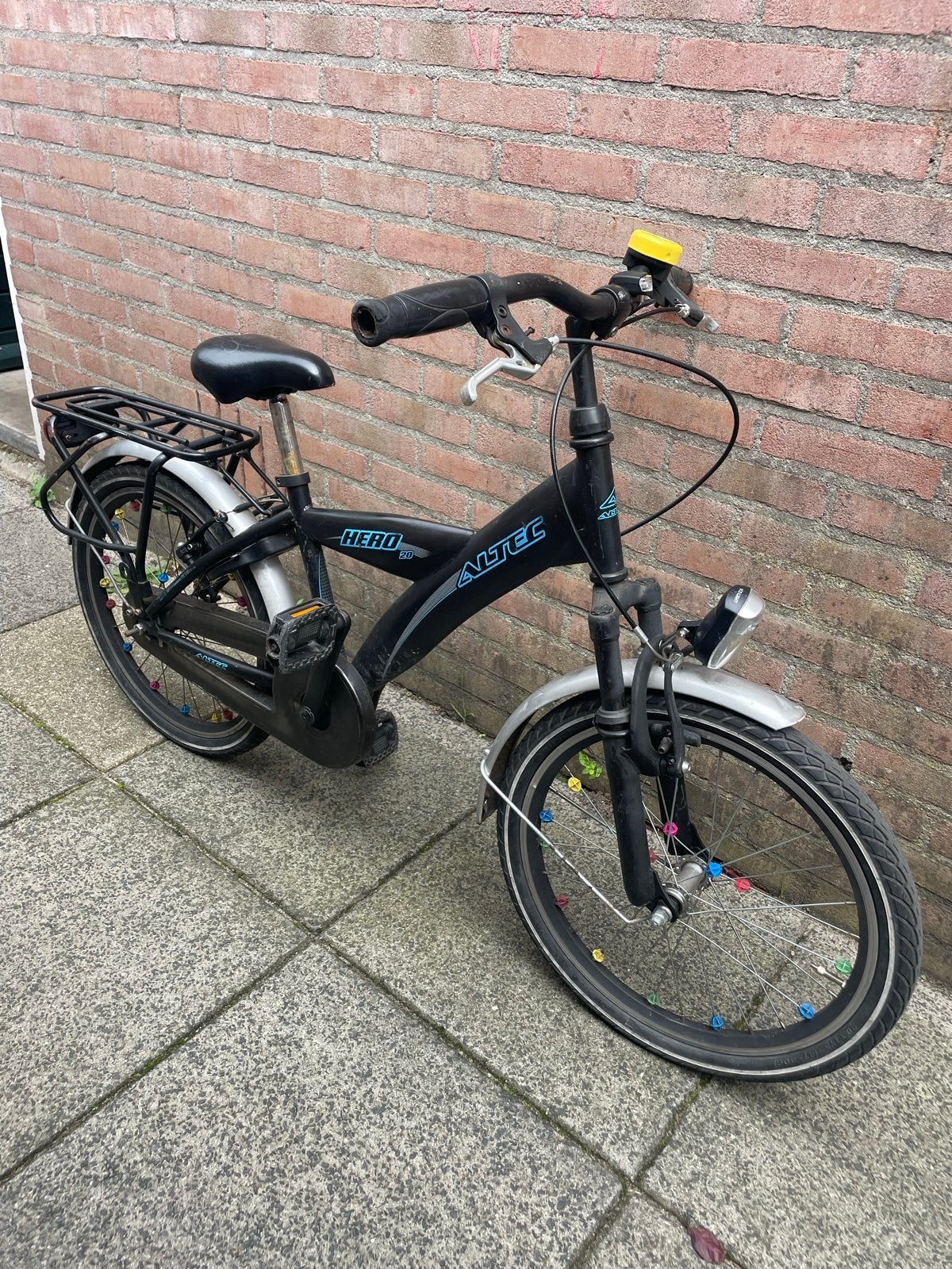 Altec Hero Kinderfiets 20 inch - Zwart, Ophalen, Gebruikt, Terugtraprem, 16 tot 20 inch