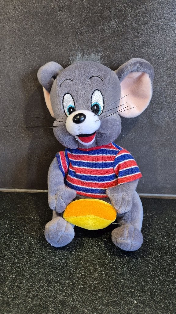 Vintage Jerry, van Tom & Jerry, knuffel, 28cm. T9, Kinderen en Baby's, Speelgoed | Knuffels en Pluche, Tweedehands verkoop, Tweedehands verkoop