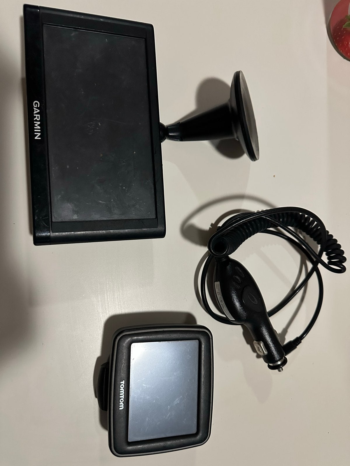 Garmin en TomTom navigatiesystemen met accessoires, Ophalen, Gebruikt
