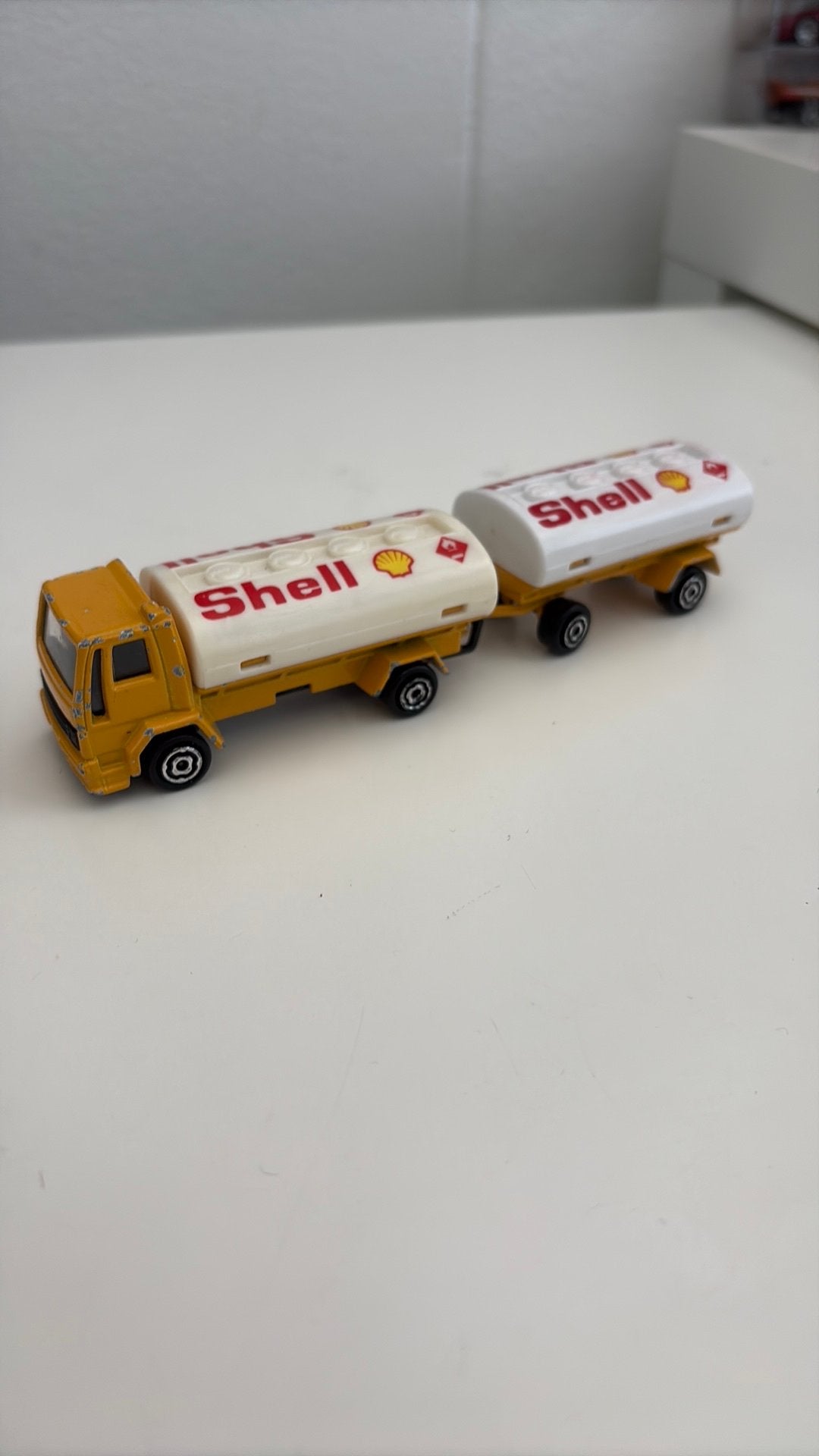 Majorette Ford Shell Combinatie 1/64, Ophalen of Verzenden, Zo goed als nieuw, Auto
