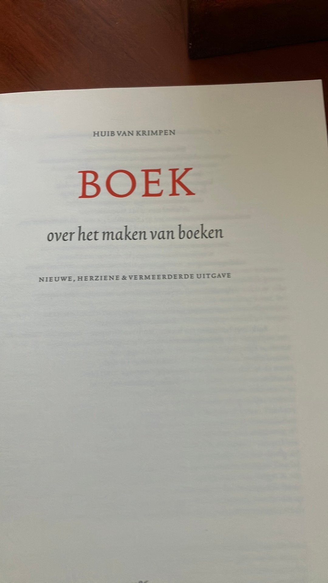 Boek over het maken van boeken, Ophalen of Verzenden, Zo goed als nieuw, School, Studie en Wetenschap
