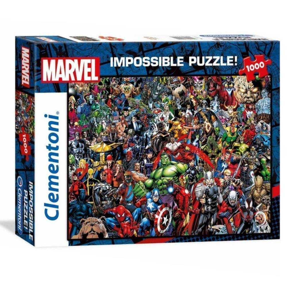 The Avengers Puzzel Impossible - 1000 stukjes - Clementoni, Hobby en Vrije tijd, Denksport en Puzzels, Ophalen of Verzenden, 500 t/m 1500 stukjes