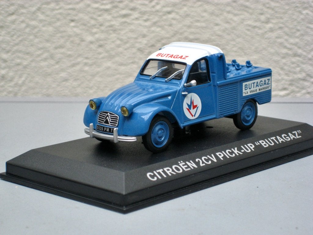 Citroen 2CV Pick-up Butagaz Altaya 1:43, Ophalen of Verzenden, Nieuw, Auto, Overige merken
