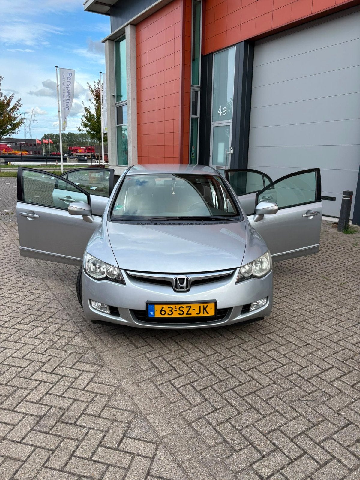 Honda Civic 1.3 Vtec Hybrid 4DR C-tr. 2006 Grijs, Origineel Nederlands, Hybride Elektrisch/Benzine, 22 km/l, Sedan