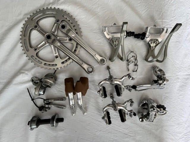 Shimano 600EX Arabesque groepset, Ophalen of Verzenden, Gebruikt, Oldtimerfiets, Shimano
