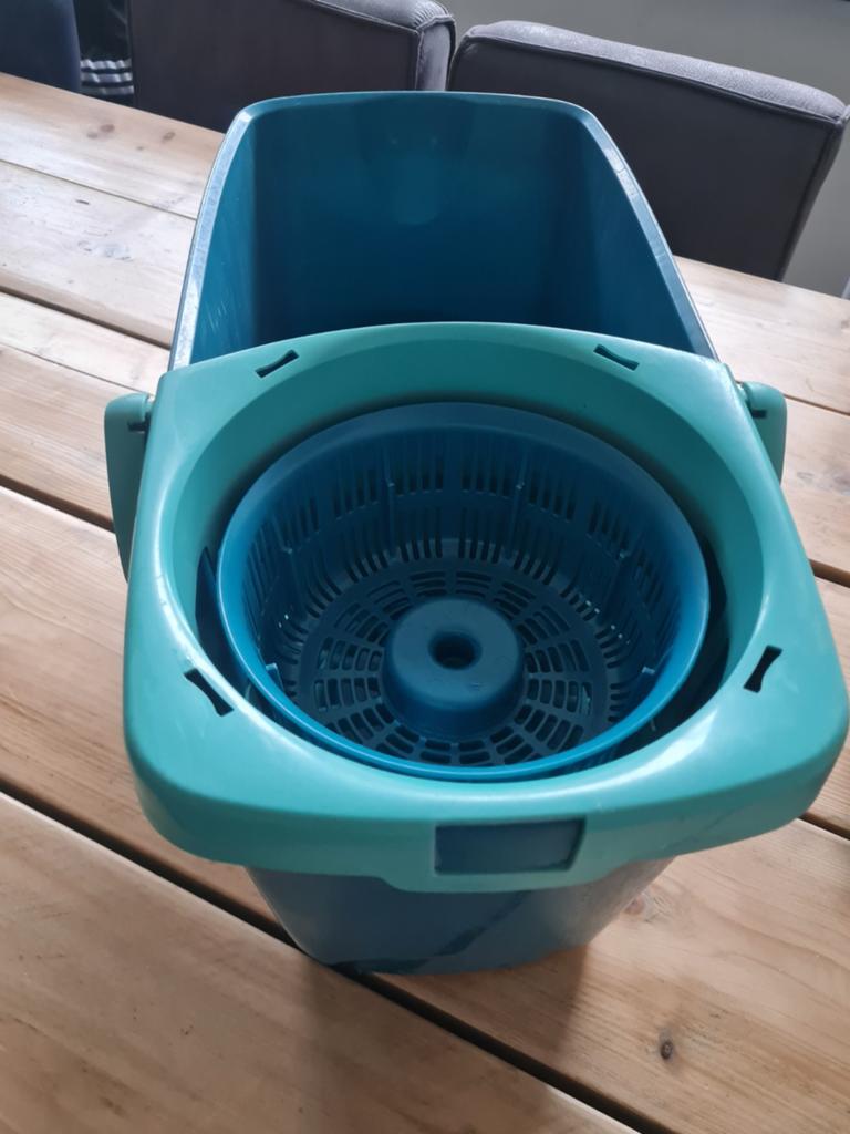 Leifheit emmer met pers clean twist disc mop, Ophalen, Gebruikt, Kunststof, Met handgreep