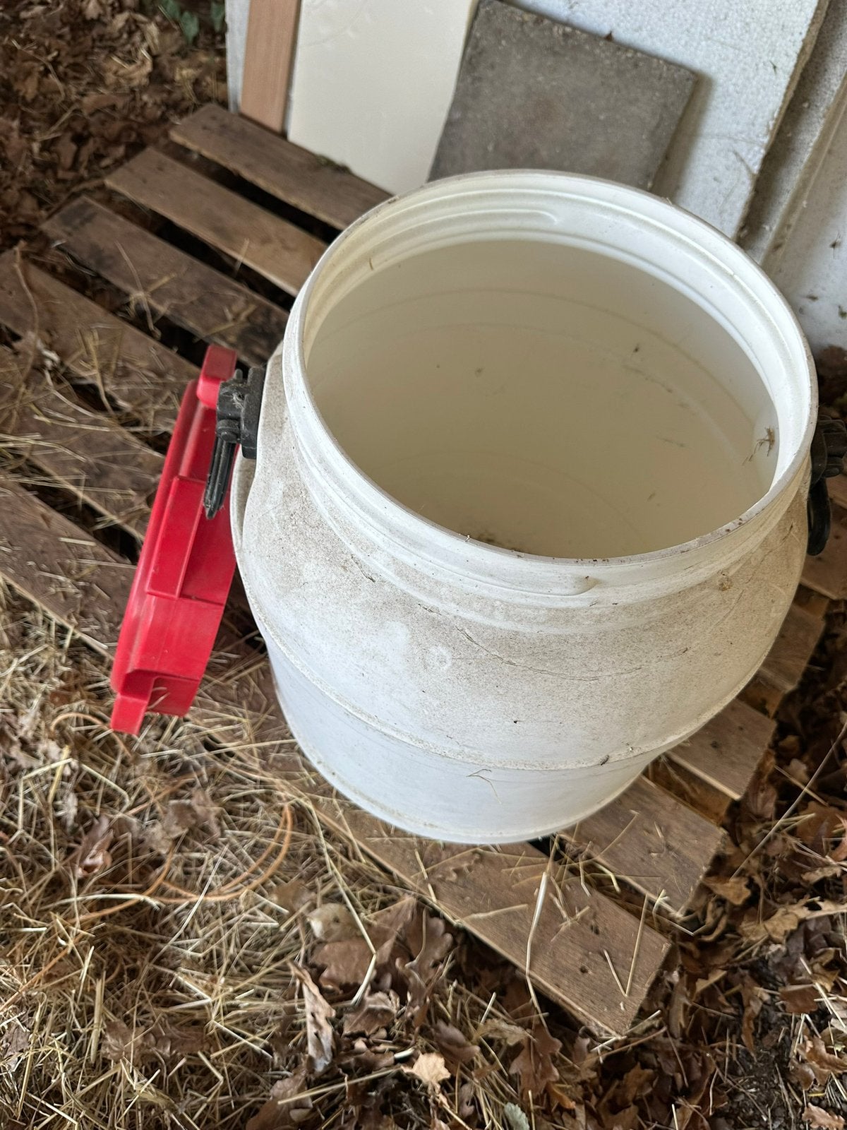 CurTec voerton 55 liter, Ophalen