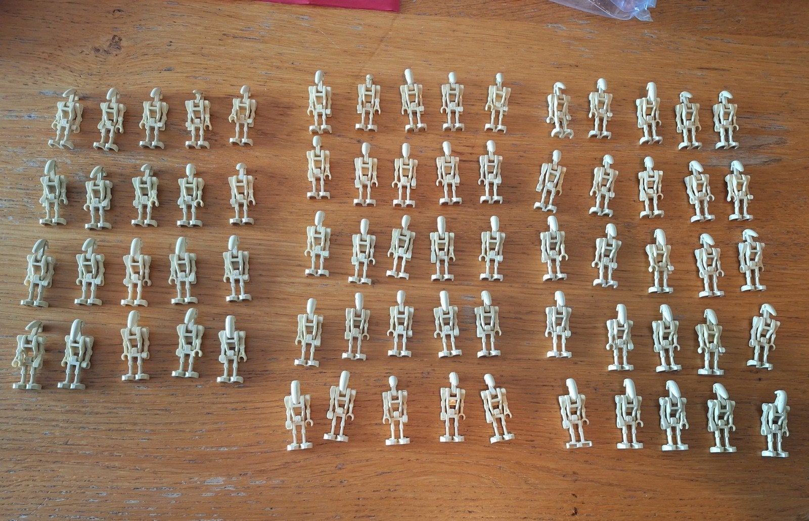 lego Star Wars droids 70 stuks (tan kleur), Star Wars, Lego, Ophalen of Verzenden, Zo goed als nieuw