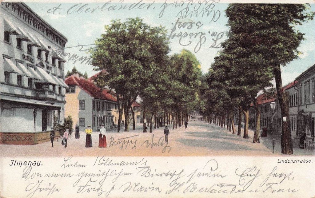 702-385-043 Ilmenau Lindenstrasse, Verzenden, Voor 1920, Duitsland