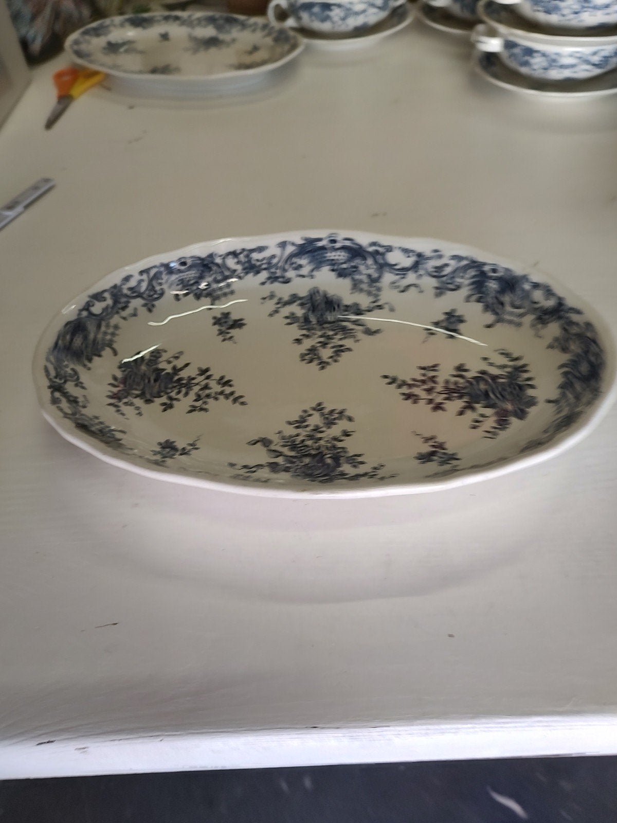 Villeroy & Boch Valeria Ovale Diepe Schaal, Antiek en Kunst, Antiek | Servies los, Ophalen of Verzenden