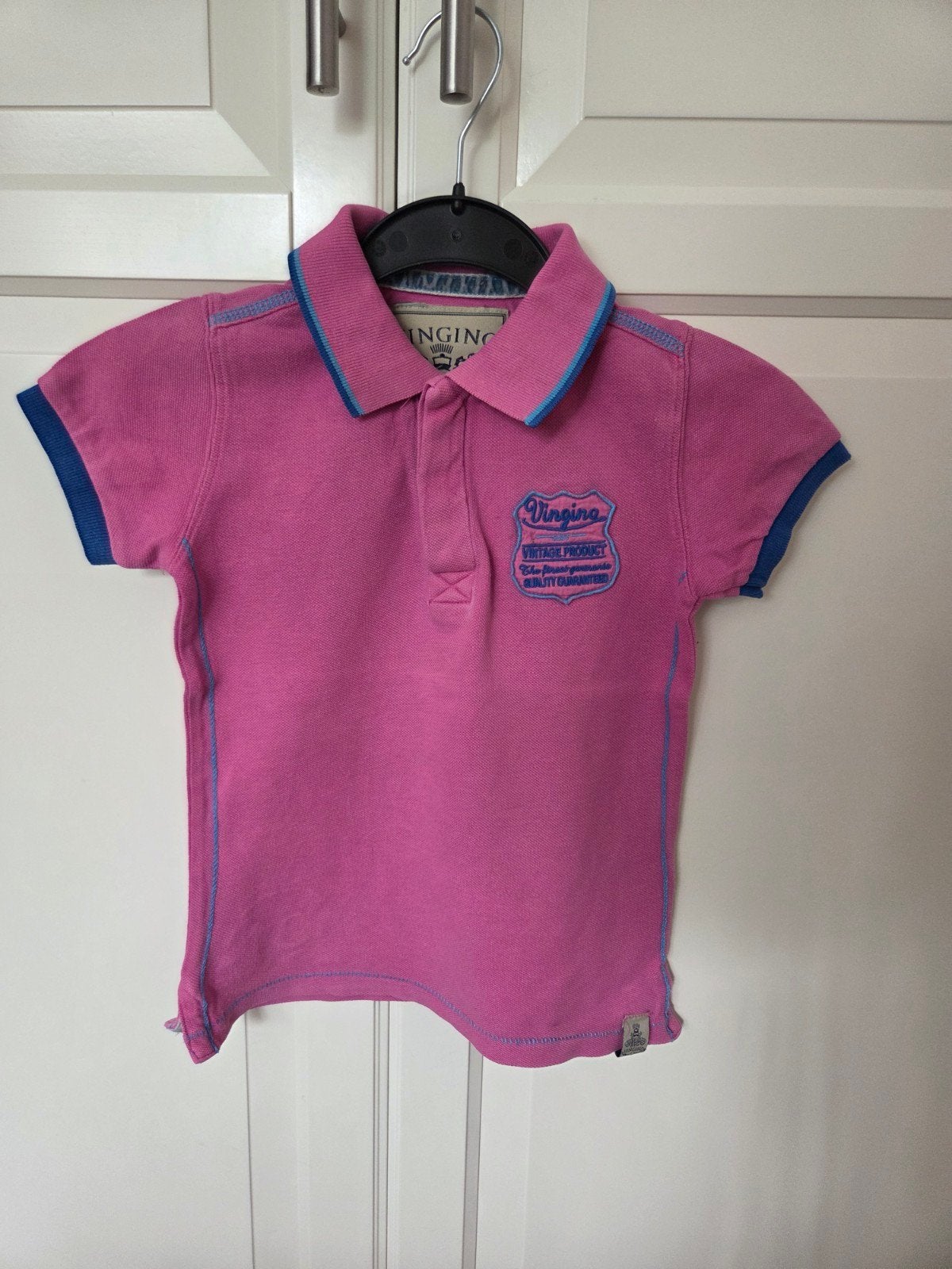Vingino Roze Polo Shirt Maat 4, Gebruikt, Ophalen of Verzenden, Vingino, Shirt of Longsleeve