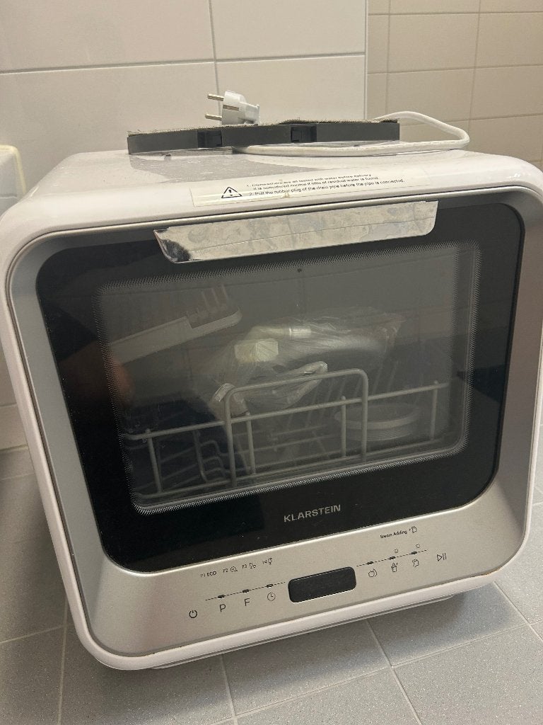 Klarstein defecte mini-vaatwasser, Witgoed en Apparatuur, Vaatwasmachines, Ophalen, Minder dan 10 liter, Niet werkend, Vrijstaand