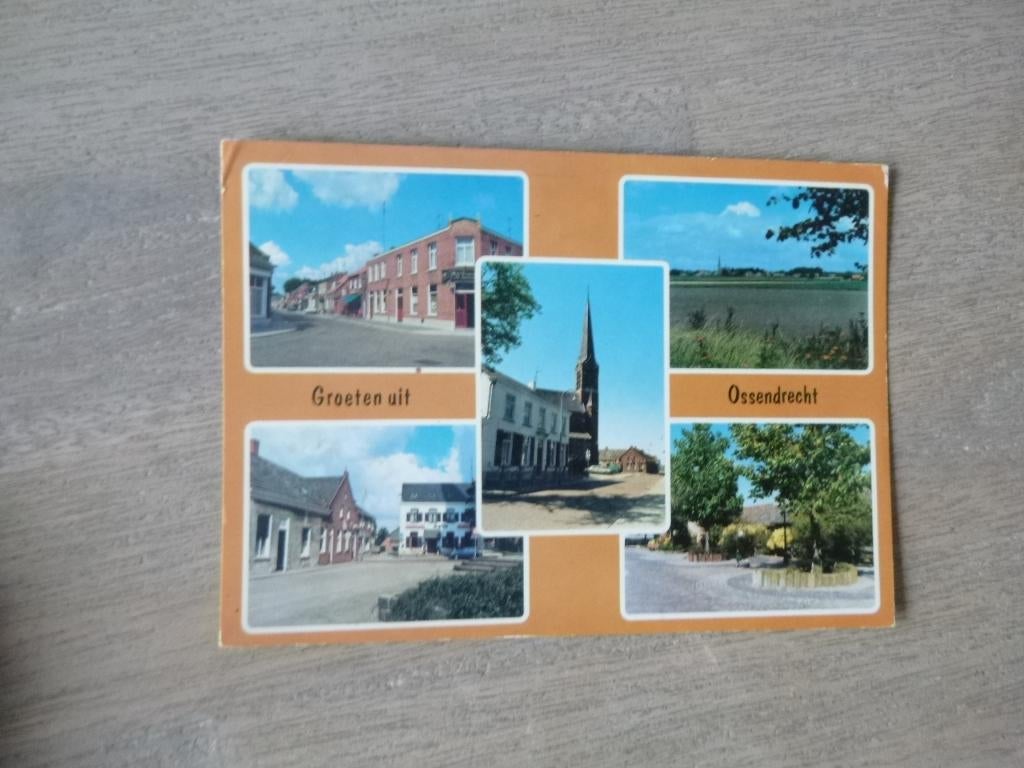 Ossendrecht, hotel/kerk 1980, Verzenden, 1980 tot heden, Gelopen, Noord-Brabant