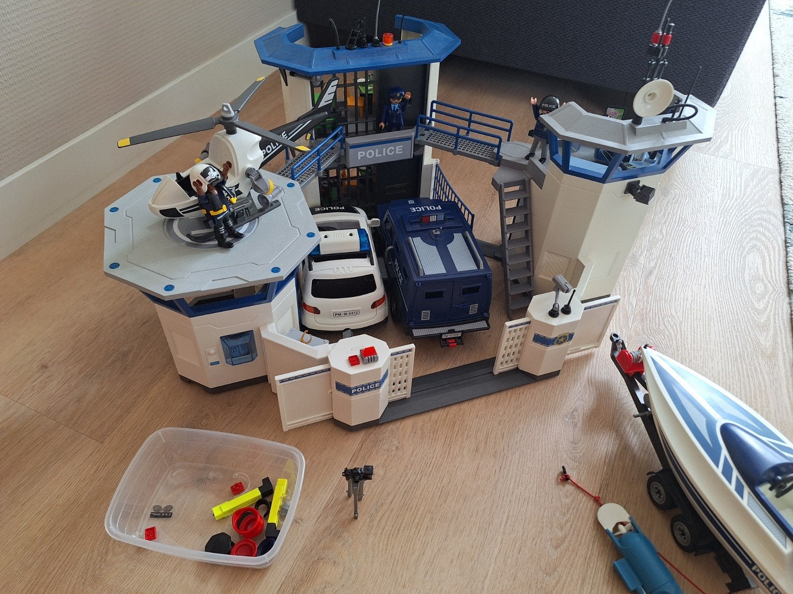 Playmobil politiebureau, Kinderen en Baby's, Speelgoed | Playmobil, Ophalen, Gebruikt, Complete set