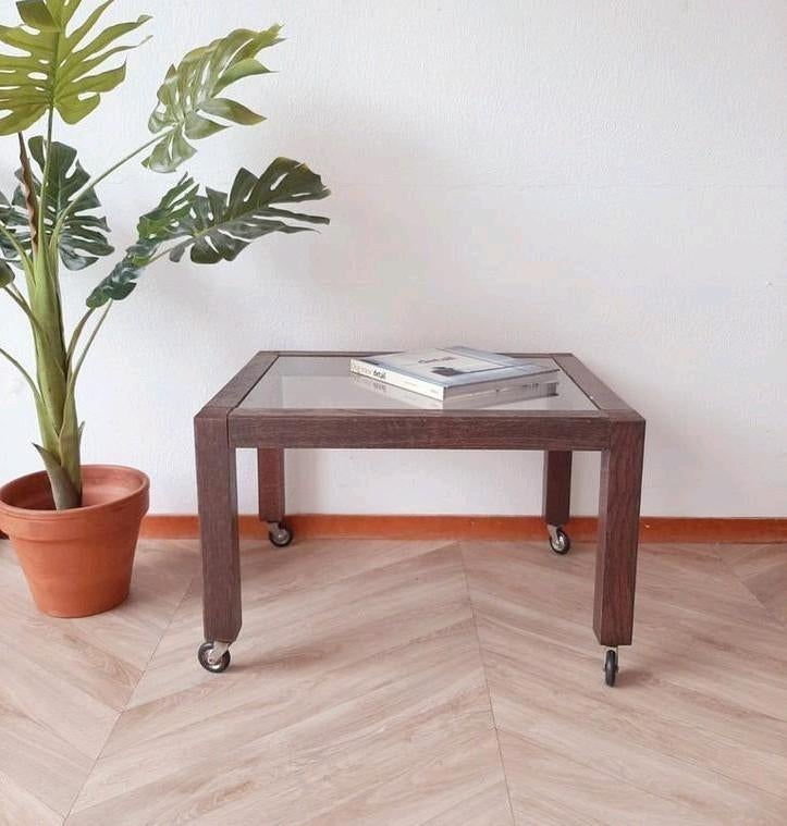Ikea vintage tafel, Ophalen, Rechthoekig, 50 tot 100 cm, Minder dan 50 cm