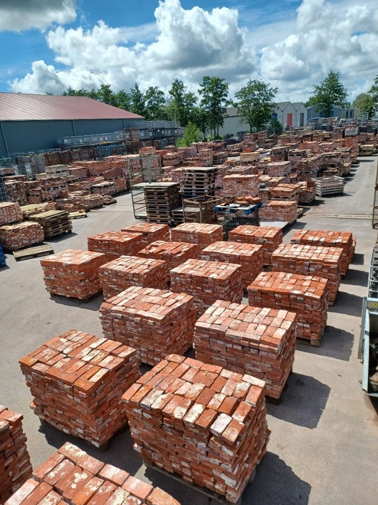 Groninger steen - rode steen - hardgebakken steen-handgebikt, Doe-het-zelf en Verbouw, Metselstenen, Ophalen, Gebruikt, Bakstenen