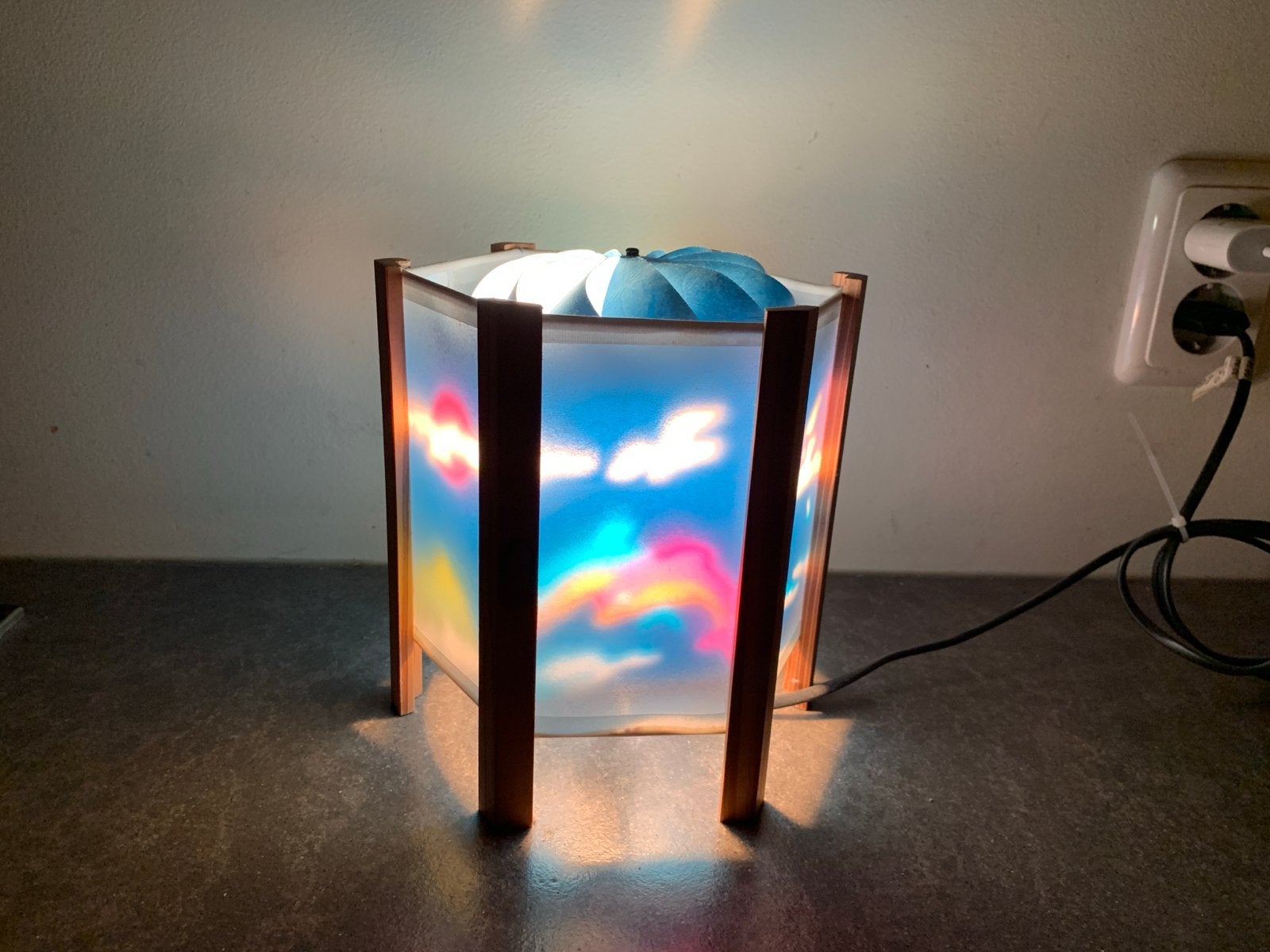 Vintage Ginna magische lamp, Overige merken, Meerkleurig, E14 (klein), Overige stijlen