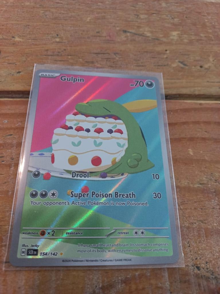 Gulpin fullart, Ophalen of Verzenden, Zo goed als nieuw, Losse kaart, Foil