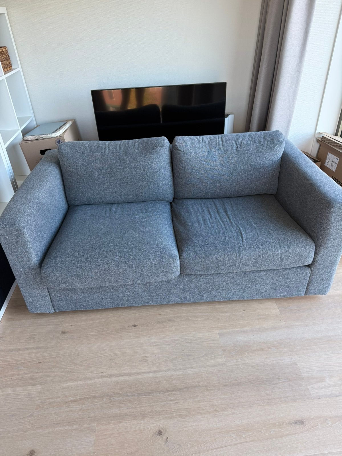 Bank Ikea Vimle grijs - 170cm breed, Huis en Inrichting, Ophalen, Gebruikt, 150 tot 200 cm, Tweepersoons
