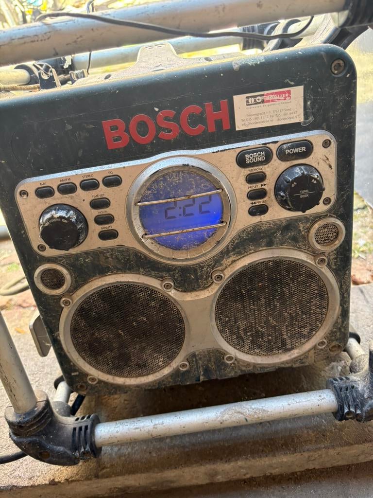 BOSCH GML professional bouwradio, Ophalen of Verzenden, Gebruikt, Bouwradio