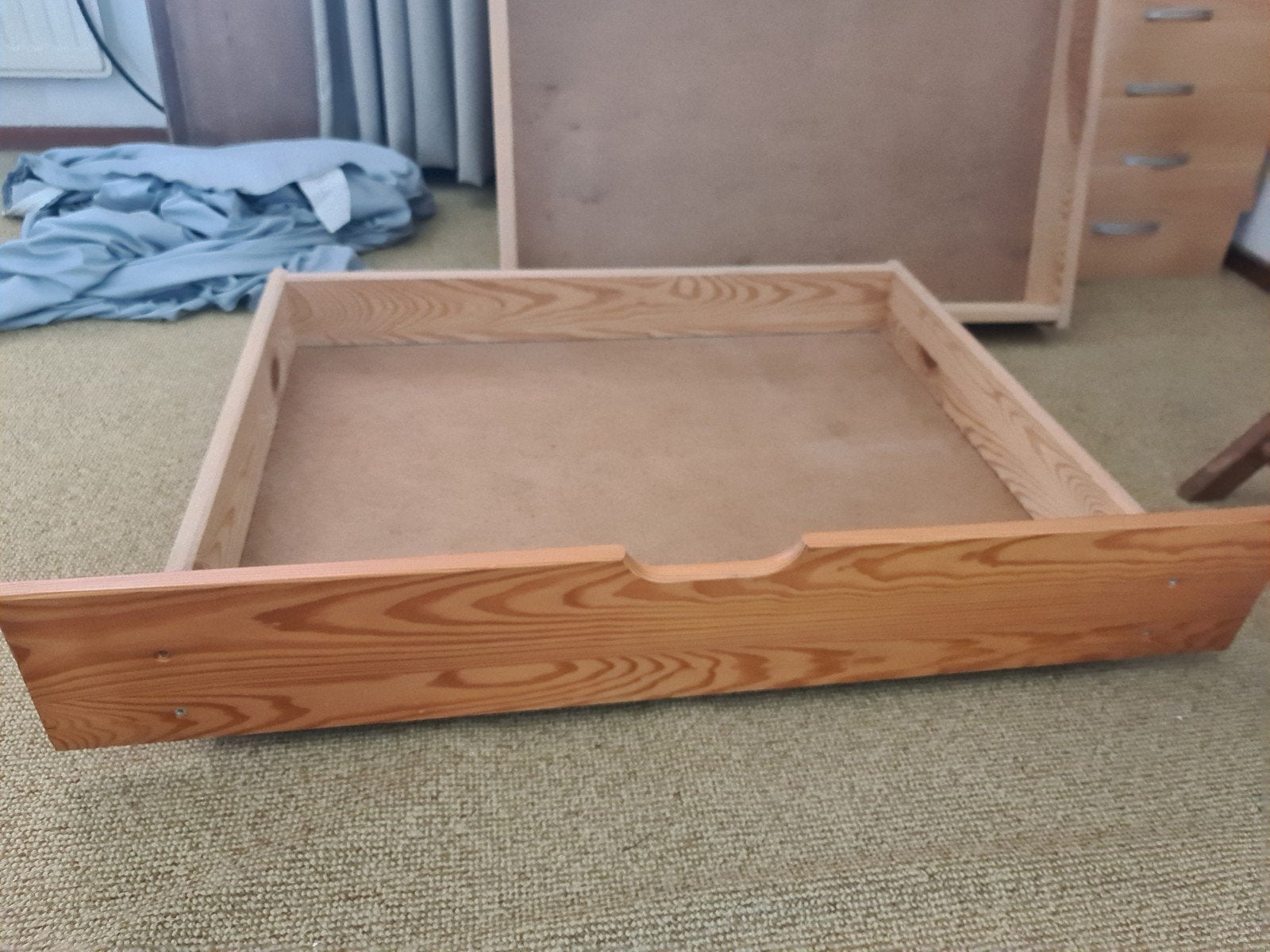 bedlades, Ophalen, Gebruikt, Eenpersoons, Hout