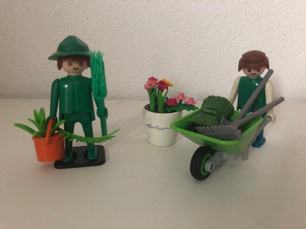 Playmobil. Twee tuinmannen. Hoveniers, Kinderen en Baby's, Ophalen of Verzenden, Gebruikt