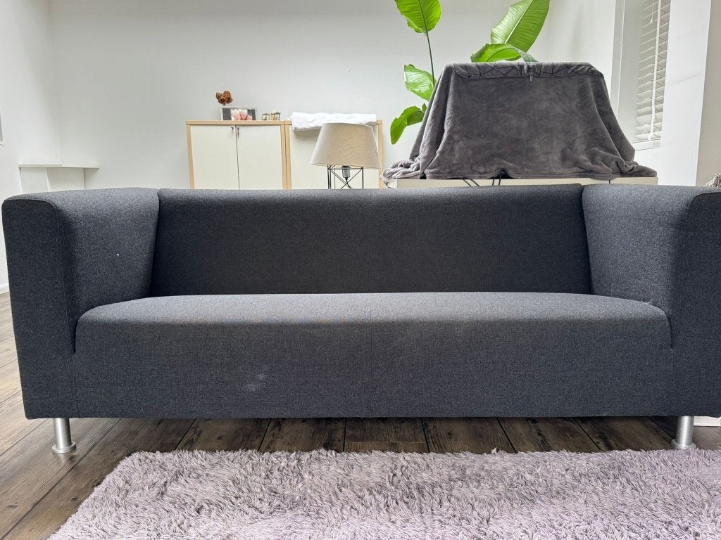 2,5 zits design bank antraciet grijs, Huis en Inrichting, Ophalen, Gebruikt, Overige maten, Minder dan 75 cm