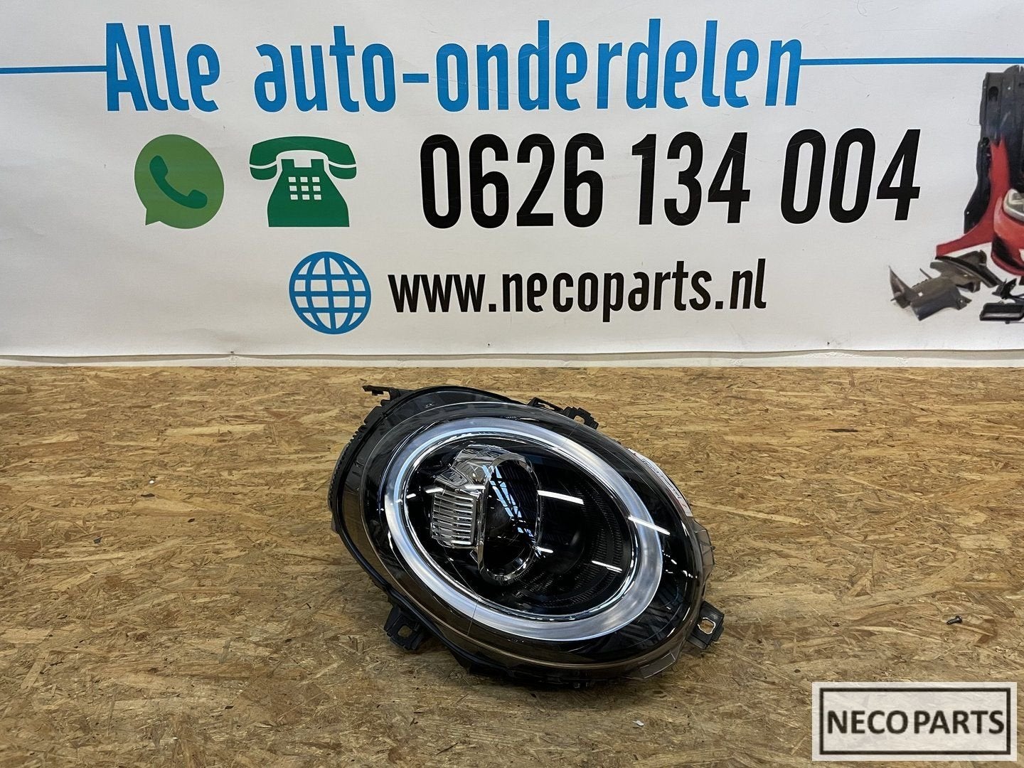 MINI F54 F55 F56 LCI FACELIFT VOL LED KOPLAMP LINKS 5A01157, Gebruikt, -, -, Ophalen of Verzenden