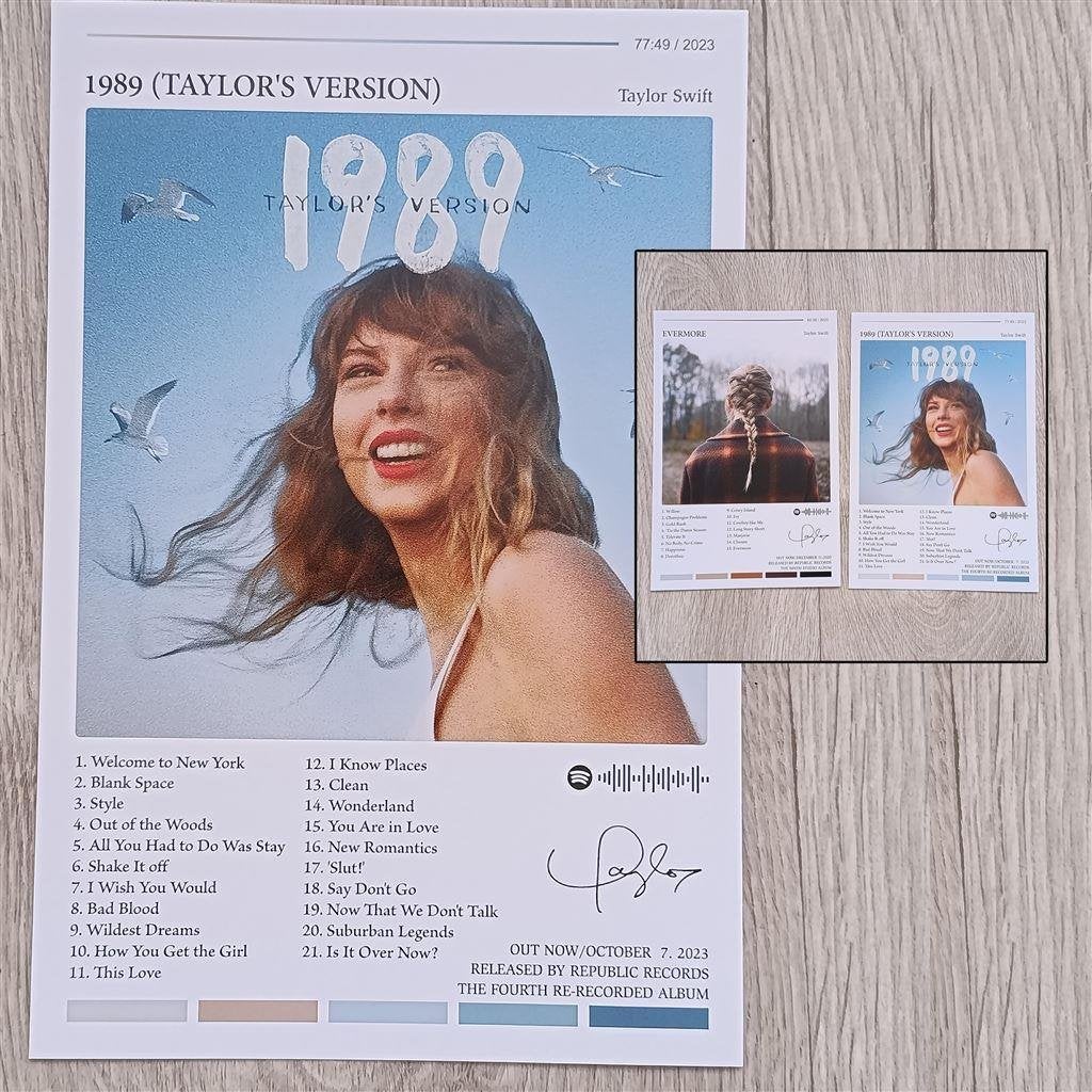 Taylor Swift Set 2 Muziek Posters, Verzenden, Nieuw, Poster, Artwork of Schilderij