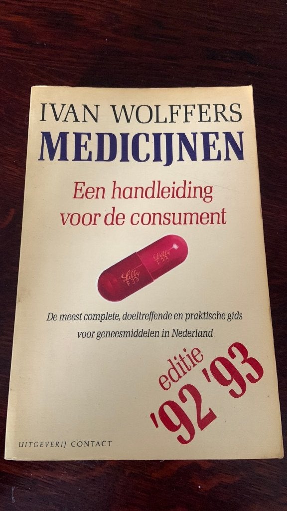 Medicijnen editie 92' 93'- Ivan Wolffers, Ophalen of Verzenden