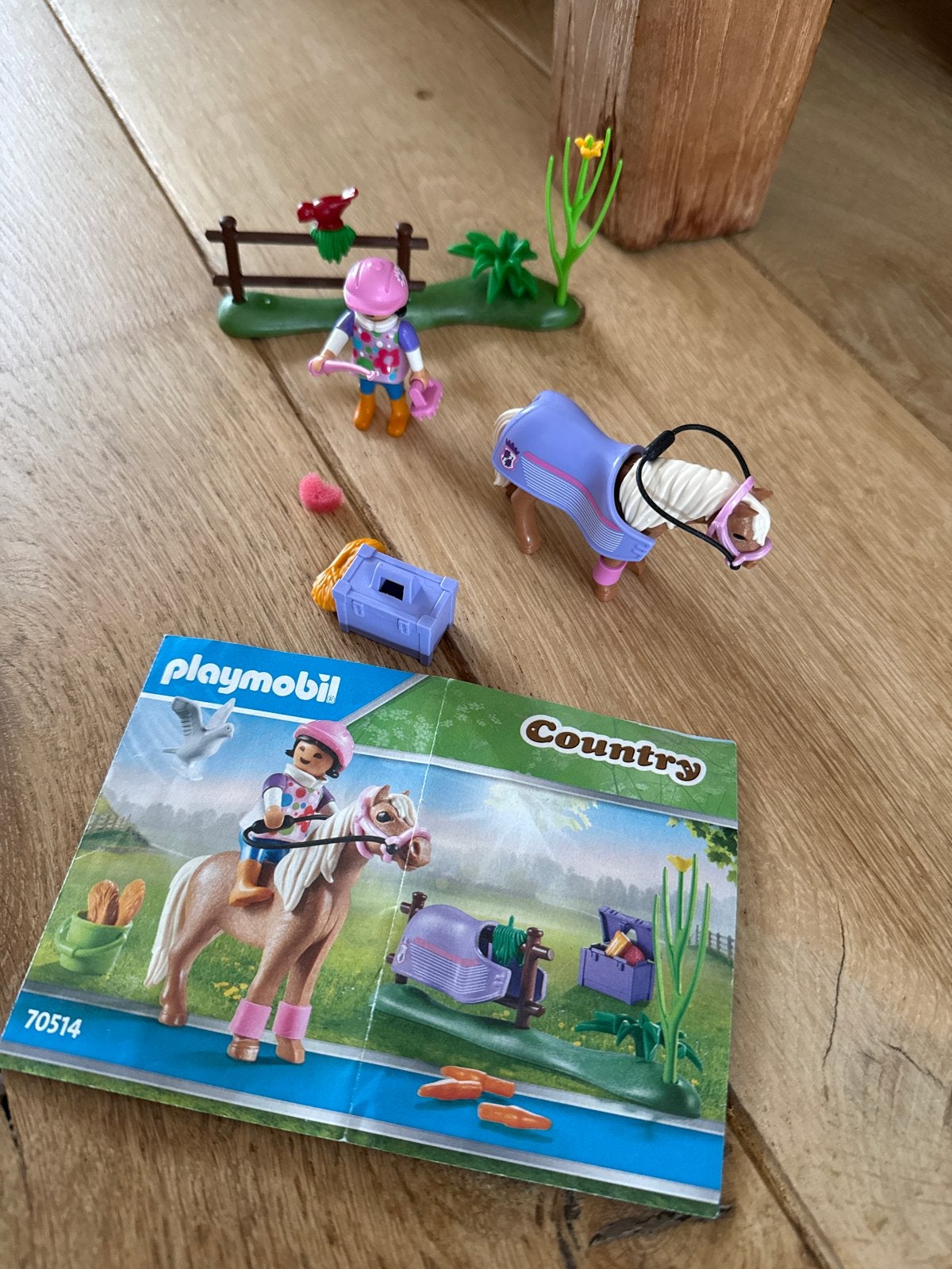 Playmobil Country Paardrijles Set 70514, Ophalen, Complete set, Zo goed als nieuw, Country