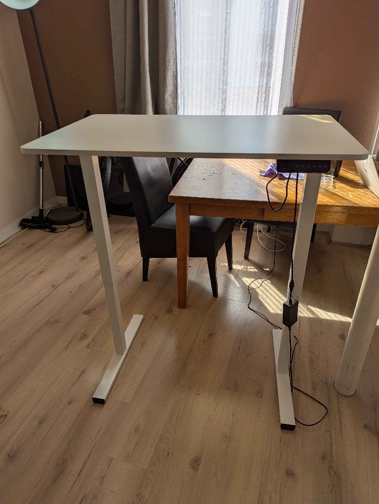 Positioning table - FLEXISPOT - 150x80, Ophalen, Zit-sta bureau, 150 cm, Zo goed als nieuw