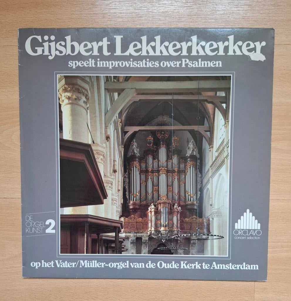 LP Gijsbert Lekkerkerker speelt improvisaties over Psalmen, Ophalen, Gebruikt, 12 inch