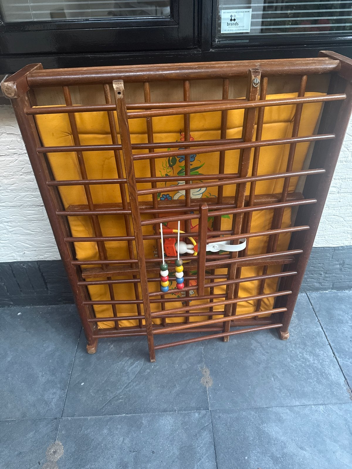 Vintage houten box, Ophalen, Gebruikt, Overige typen