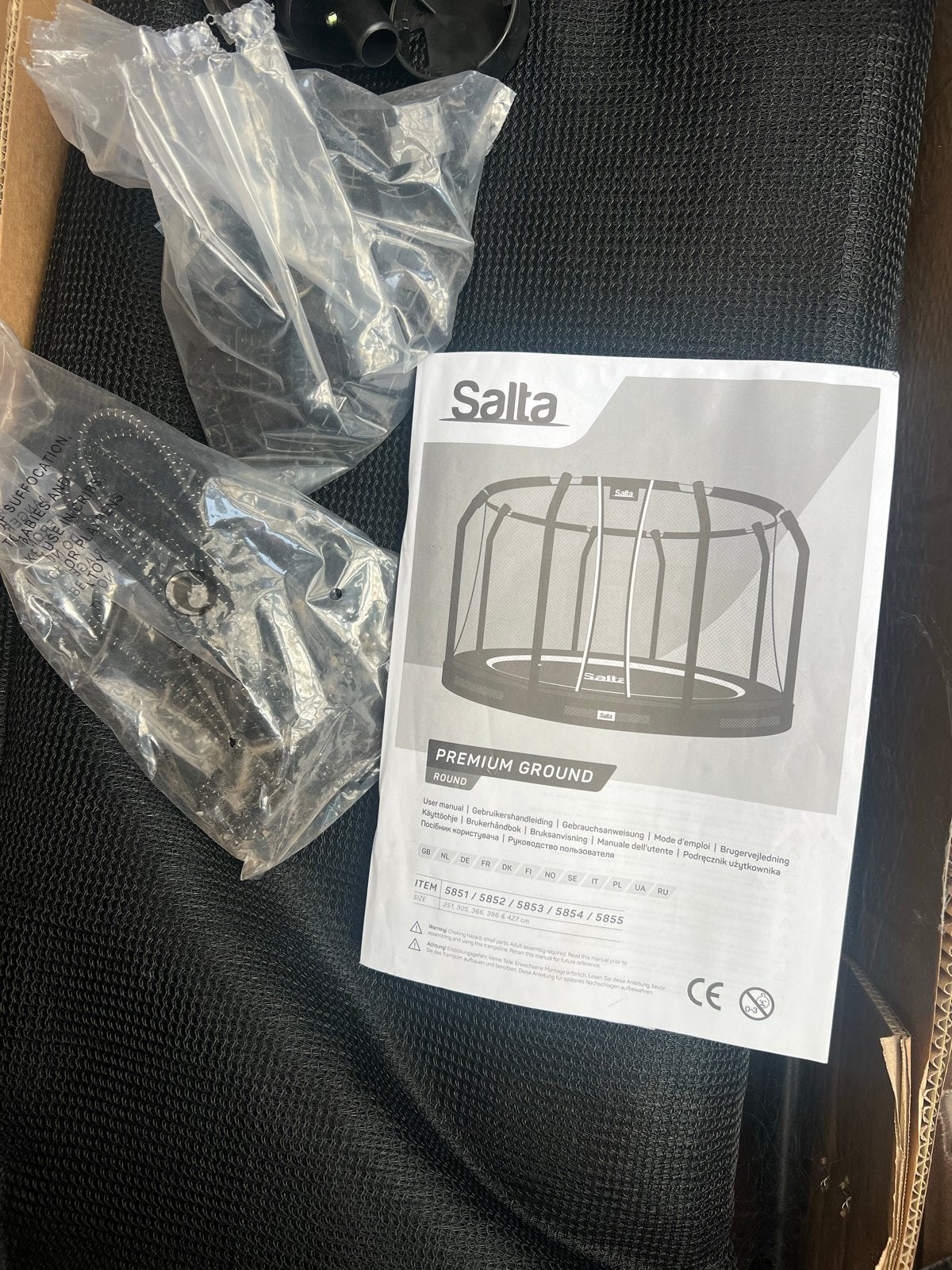 Salta Trampoline Veiligheidsnet 396 cm - Ground, Kinderen en Baby's, Speelgoed | Buiten | Trampolines, Ophalen, Nieuw