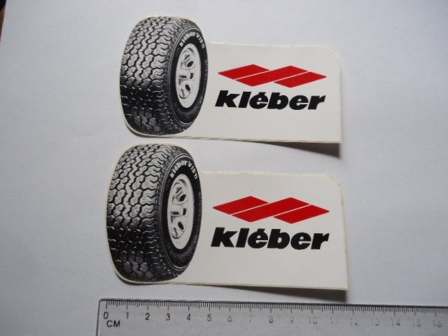 sticker oud KLEBER formule 1 f1 zandvoort circuit sponsor, Verzenden, Zo goed als nieuw, Bedrijf of Vereniging