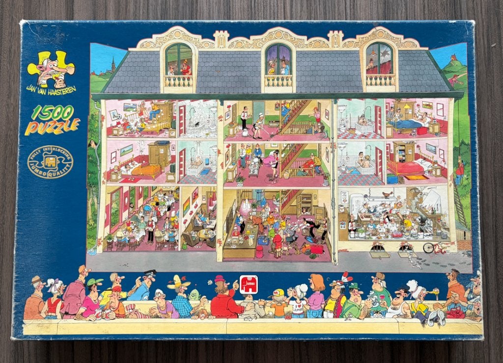 Jan van Haasteren - Hotel Contour Puzzle - 1500 stukjes, Hobby en Vrije tijd, Ophalen of Verzenden, 500 t/m 1500 stukjes, Zo goed als nieuw