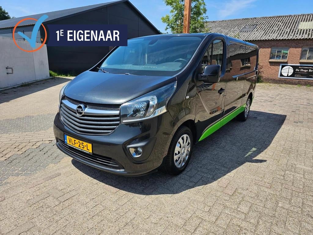 Opel Vivaro 1.6 CDTI L2H1 Sport EcoFlex,Apk,Airco,Trekhaak, Auto's, Bestelauto's, Euro 5, Stof, Gebruikt, Zwart