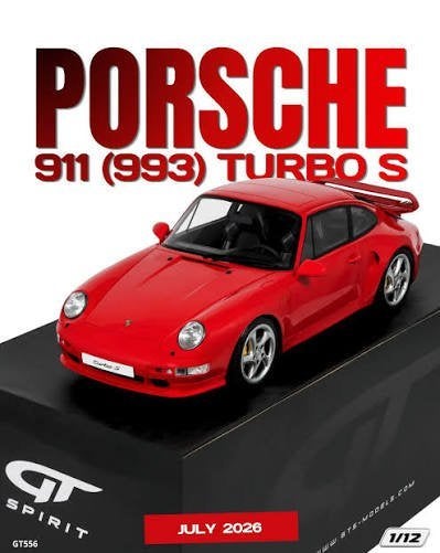 Porsche 911 993 turbo rood GT Spirit 1:12 NIEUW ! C4F, Auto, ., Nieuw, Ophalen of Verzenden