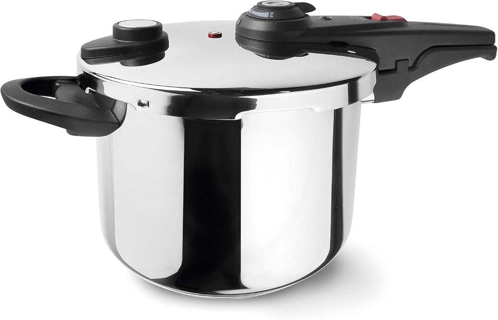 Nieuw | Rvs snelkookpan 4 liter | Lacor, Nieuw, Rvs, Keramische plaat, Ophalen