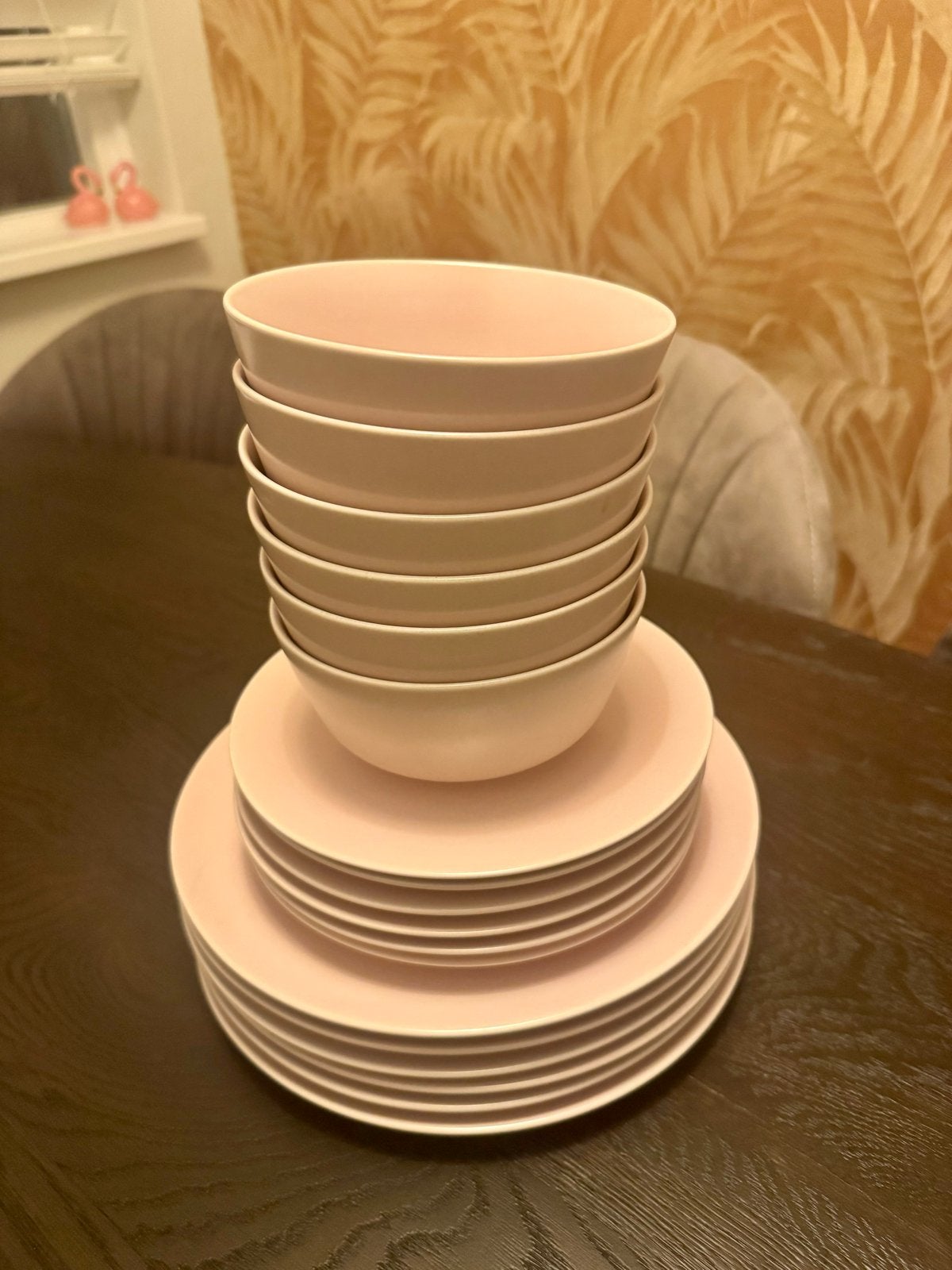 IKEA FÄRGKLAR lichtroze 18-delig, Ophalen, Gebruikt, Keramiek, Modern