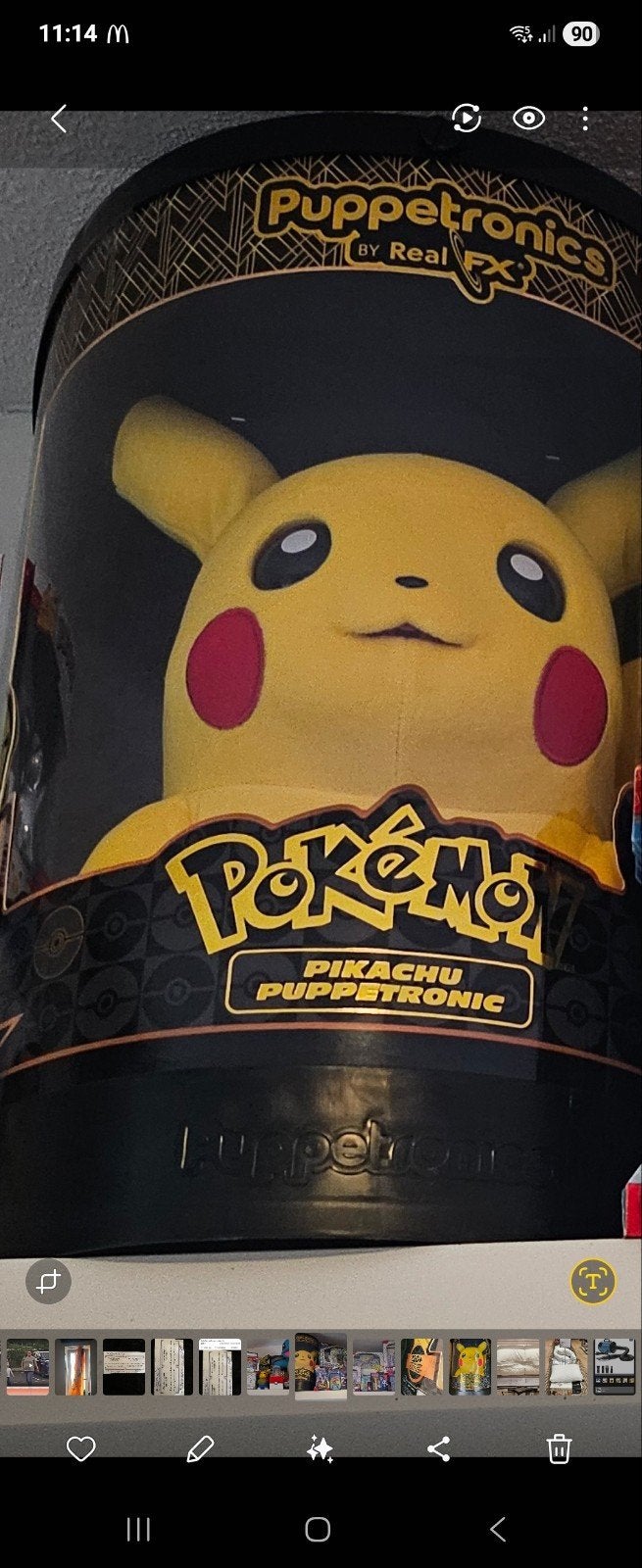 Puppetronics Pikachu Pokémon knuffel met geluid en acties, Ophalen, Geel, Nieuw, Middelgroot (20 tot 80 cm)