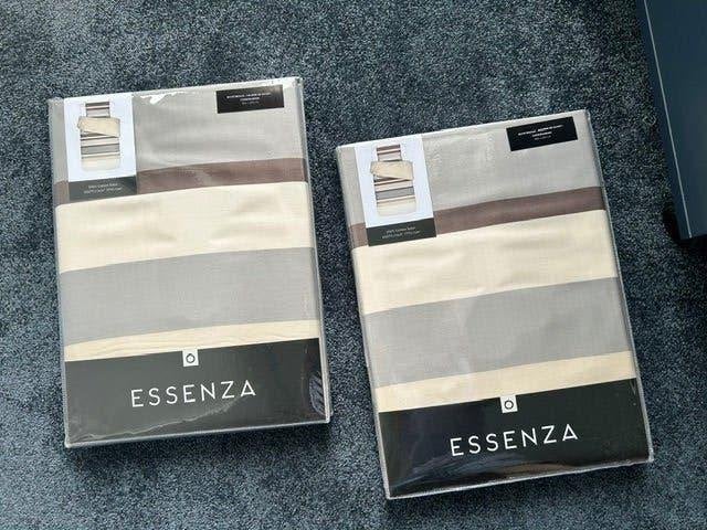 2 X Essenza Dekbedovertrek 160 100% Satijn Katoen, Huis en Inrichting, Meerkleurig, Essenza, Dekbedovertrek, Katoen