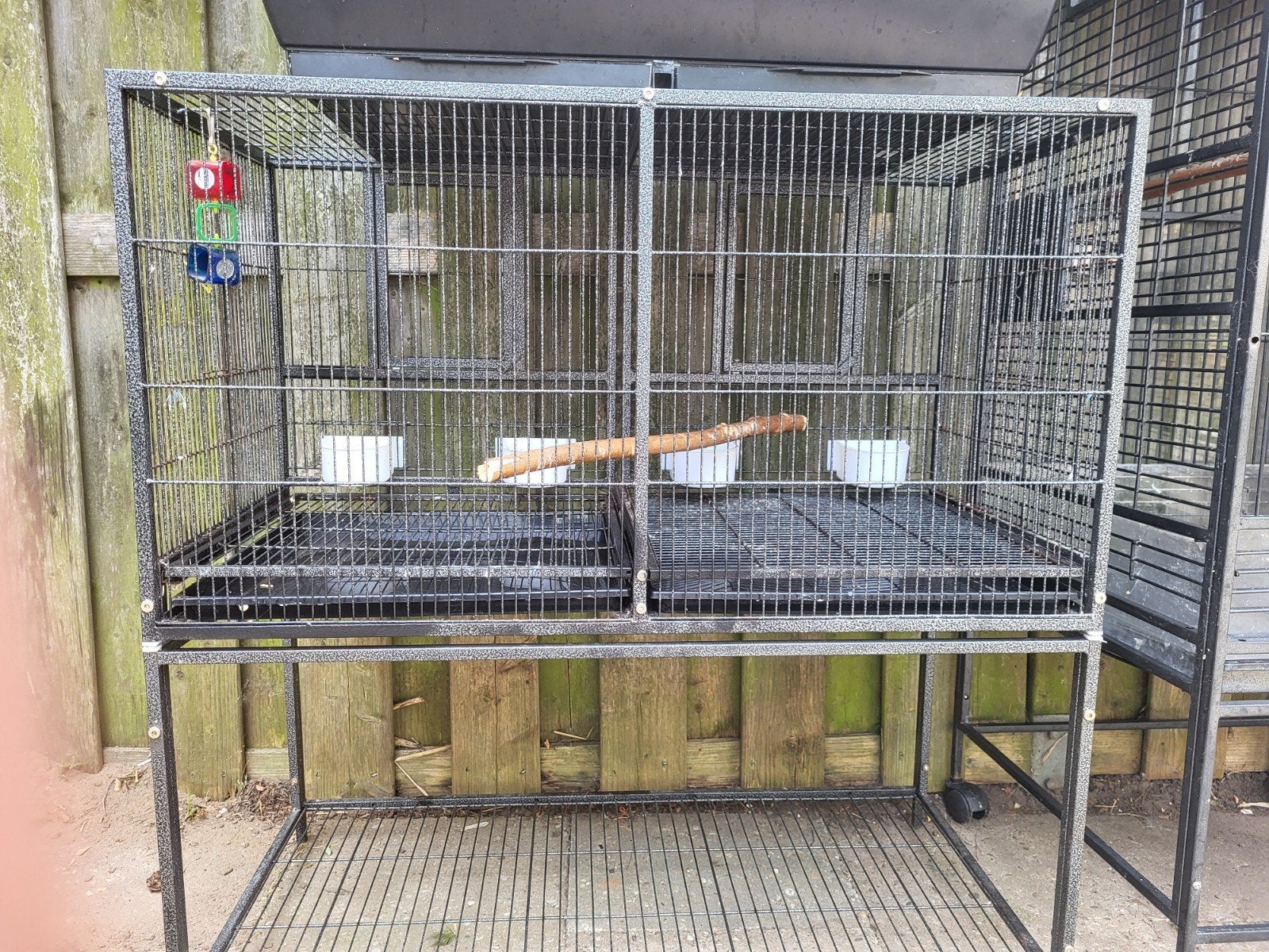 Grote vogelkooi, Ophalen of Verzenden, Zo goed als nieuw, Metaal, Vogelkooi