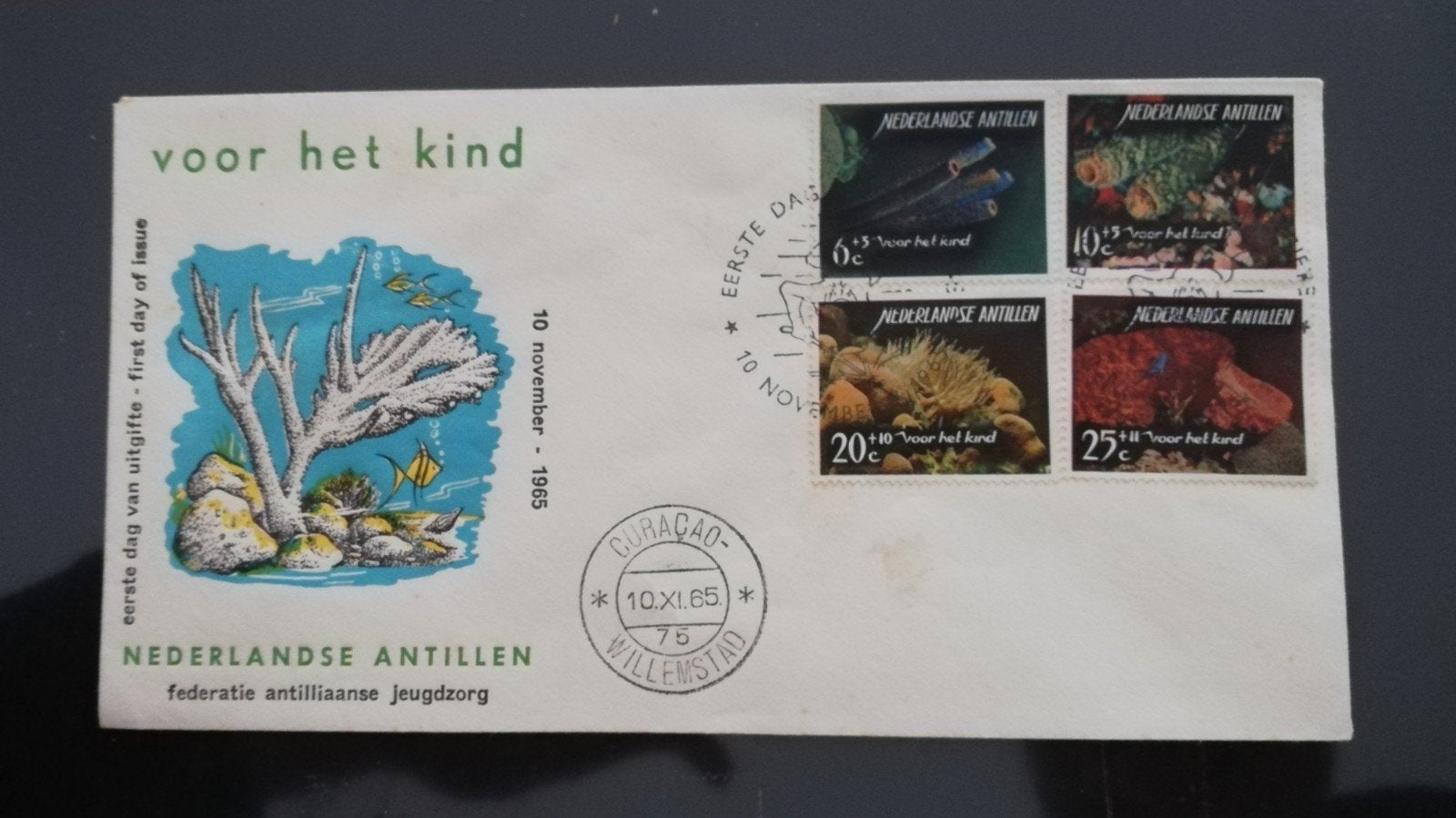 ANTILLEN FDC 8 stuks, Ophalen of Verzenden