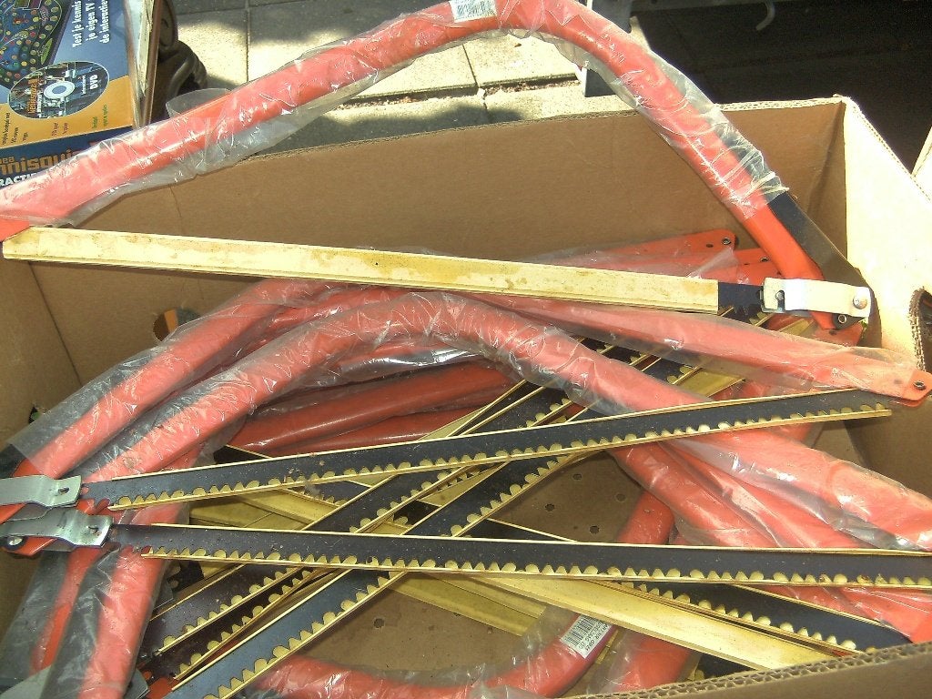 beugelzaag, Ophalen, Nieuw